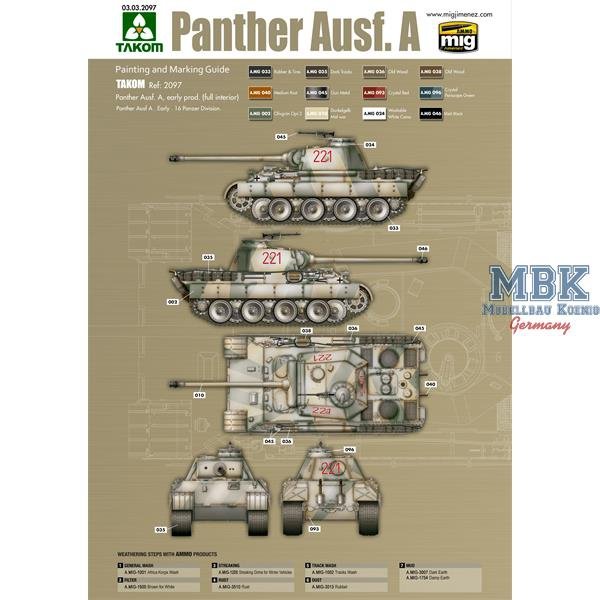 Das Werk DW35009 Panther Ausf.A début 1/35 – image 4