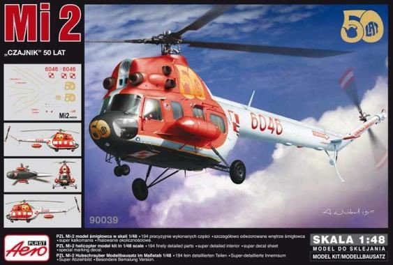 Aeroplast 90039 Mi-2 "Czajnik" 50 lat 1/48