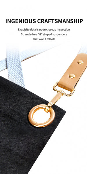 DSPIAE CAN-01 Canvas Working Apron / Płócienny fartuch roboczy – imagen 4