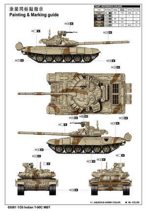Trumpeter 05561 Indian T-90S MBT – zdjęcie 3