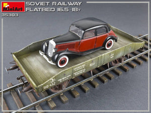 MiniArt 35303 Soviet Railway Flatbed 16,5-18t 1/35 – imagen 14
