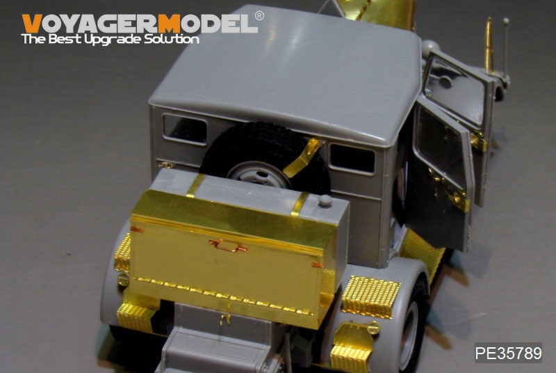 Voiture militaire Hanomag SS100 de la Seconde Guerre mondiale avec transporteur de roquettes V2, modèle Voyager PE35789, pour TAKOM 2110, échelle 1/35 – image 6