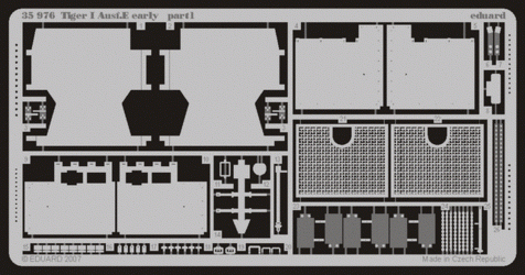 Eduard 35976 Tiger I Ausf. E early 1/35 Tamiya – immagine 2