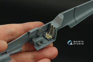 Quinta Studio QD48420 Bf 109K-4 3D-Printed &amp;amp; coloured Interior on decal paper (Eduard) 1/48 – immagine 6