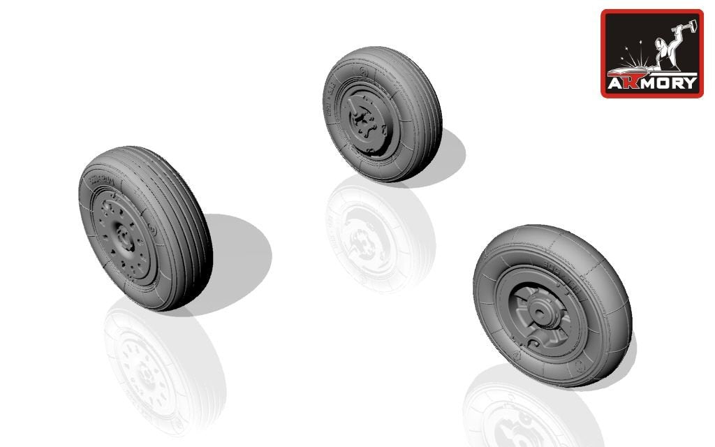 Armory Models AW72022 Yakovlev Yak-38 Forger wheels 1/72