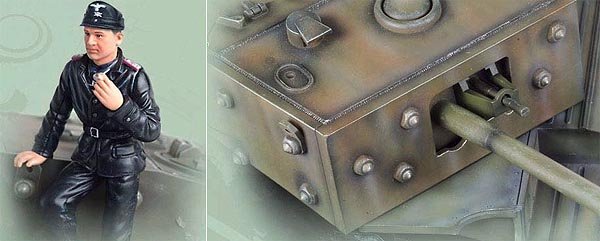 Dragon 18001 Michael Wittmann Tiger Ace WWII 1914-1944 1/18 – imagen 3