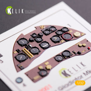 KELIK K32001 GLOSTER GLADIATOR MK.II INTERIOR 3D DECALS FOR ICM KIT 1/32 – imagen 2