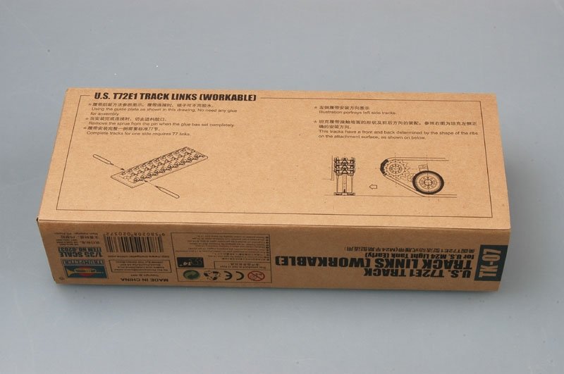 Trumpeter 02037 U.S. T72E1 steel track for U.S. M24 light tank (early) 1/35 – imagen 2