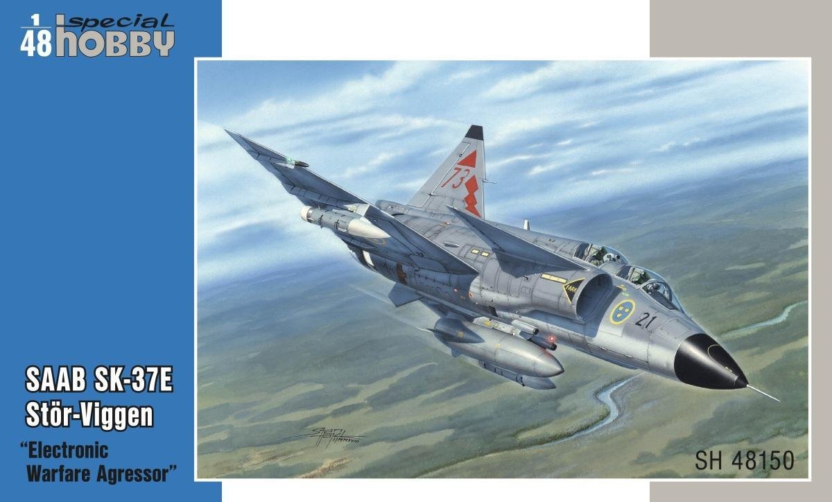 Special Hobby 48150 SAAB SK-37E Stor-Viggen Agresseur de guerre électronique 1/48
