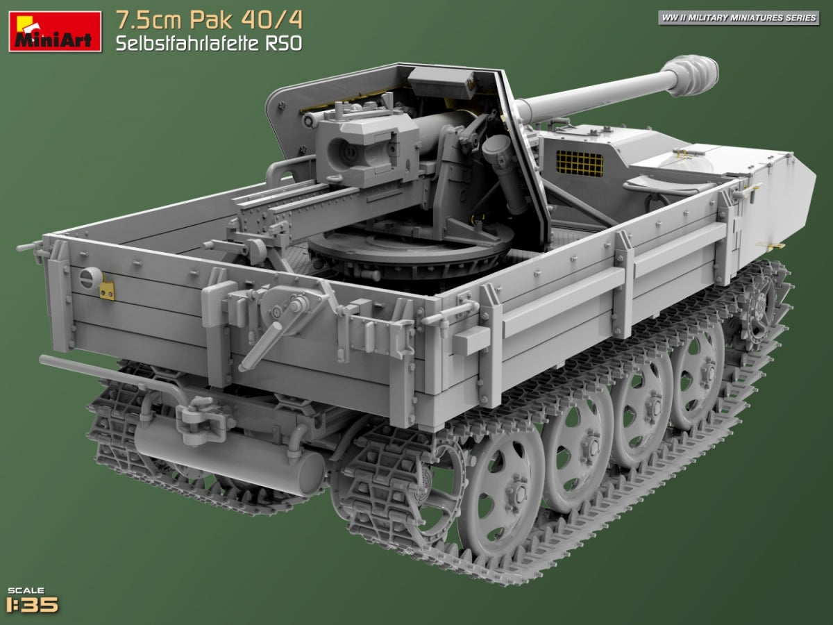 MiniArt 35483 7.5cm Pak 40/4. Selbstfahrlafette RSO 1/35 – Bild 5