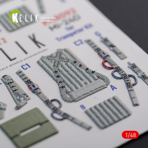 KELIK K48092 Mi-24D (Hind-D) interior 3D decals for Trumpeter kit 1/48 – imagen 9