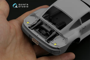 Quinta Studio QD24003 Porsche 959 3D-Printed &amp;amp; coloured Interior on decal paper (Tamiya) 1/24 – immagine 13