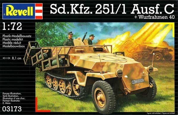 Revell 03173 Sd.Kfz. 251/1 Type C + Rocket Launcher 40 1/72