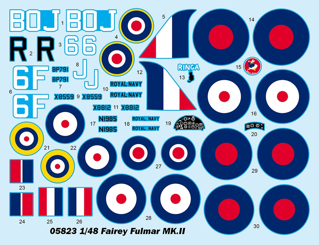 Trumpeter 05823 Fairey Fulmar Mk.II 1/48 – imagen 6