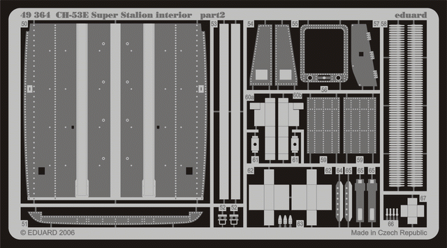 Eduard 49364 CH-53E interior 1/48 Academy – Bild 4