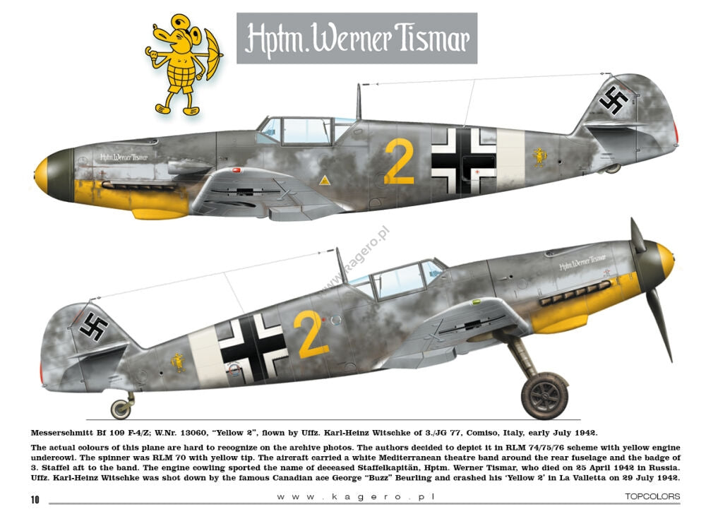 Kagero 15034 Messerschmitt Bf 109s over the Mediterranean Part I (kalkomania/decals) EN/PL – Bild 4