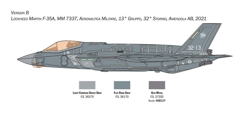 Italeri 1464 F-35A LIGHTNING II CTOL version (Beast Mode) 1/72 – Bild 4