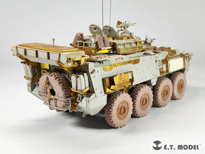 E.T. Model P35-155 U.S.Army Stryker Armored Vehicle Sagged Wheels For TRUMPETER Kit 1/35 – immagine 6