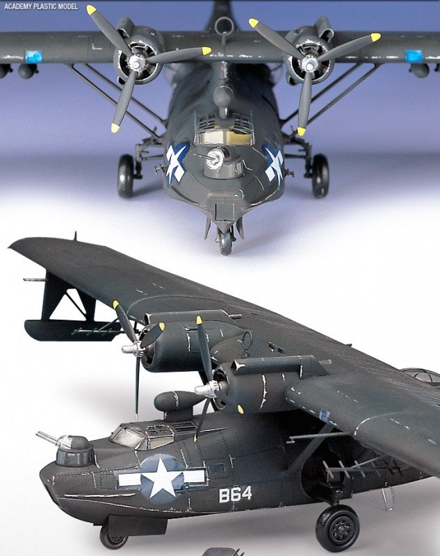 Academy 12487 PBY-5A Black Catalina 1/72 – imagen 2
