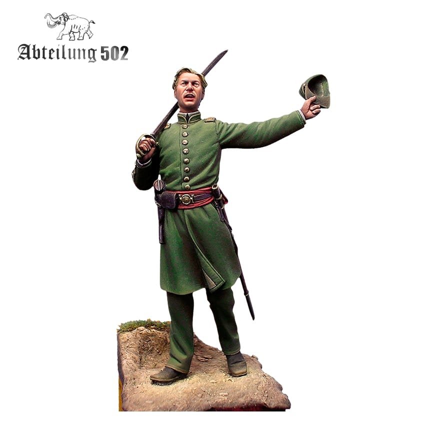 502 Abteilung ABT1013 5TH GEORGIA INFANTRY (CLINCH RIFLES) 1861. 54MM RESIN. – Bild 2