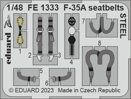 Eduard BIG49369 F-35A TAMIYA 1/48 – imagen 6