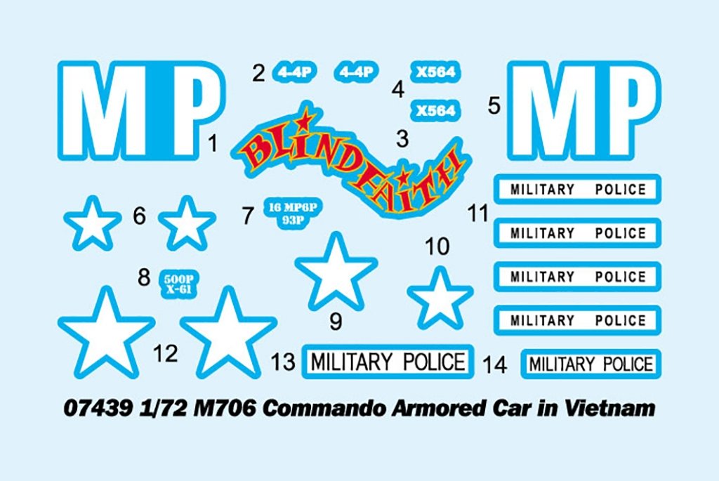 Trumpeter 07439 M706 Commando Armored Car in Vietnam 1/72 – imagen 3