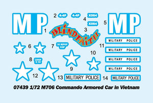 Trumpeter 07439 M706 Commando Armored Car in Vietnam 1/72 – imagen 3