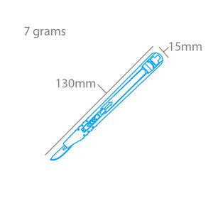 Modelcraft PKN3216-11 Retractable Safety Knife Blade – imagen 2