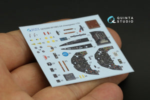 Quinta Studio QD32083 Bf 109G-2/G-4 3D-Printed &amp;amp; coloured Interior on decal paper (Hasegawa) 1/32 – imagen 6