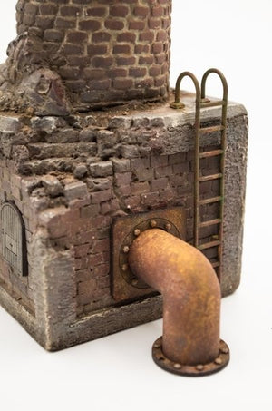 RT-Diorama 35300 Cheminée d&amp;#39;usine en ruine 1/35 – image 3