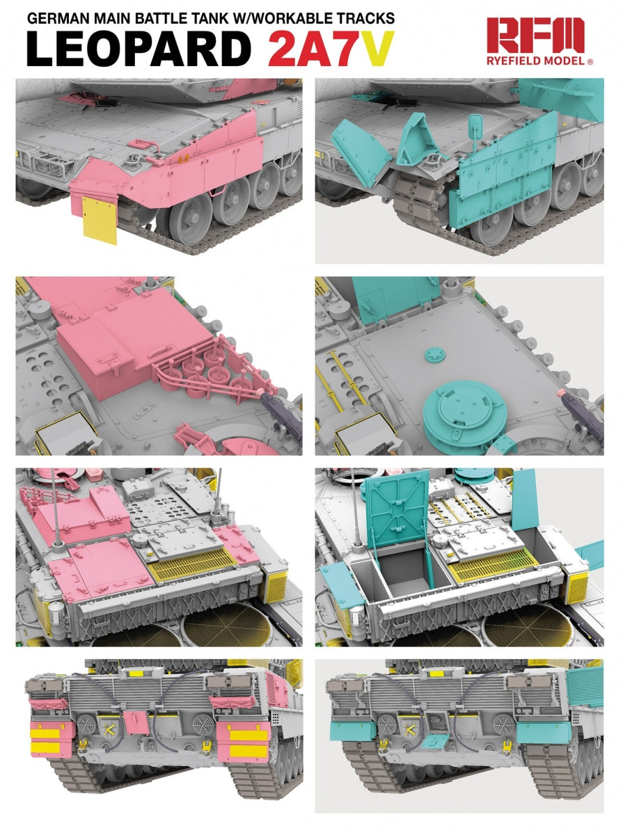 Rye Field Model 5109 Leopard 2A7V 1/35 – imagen 4