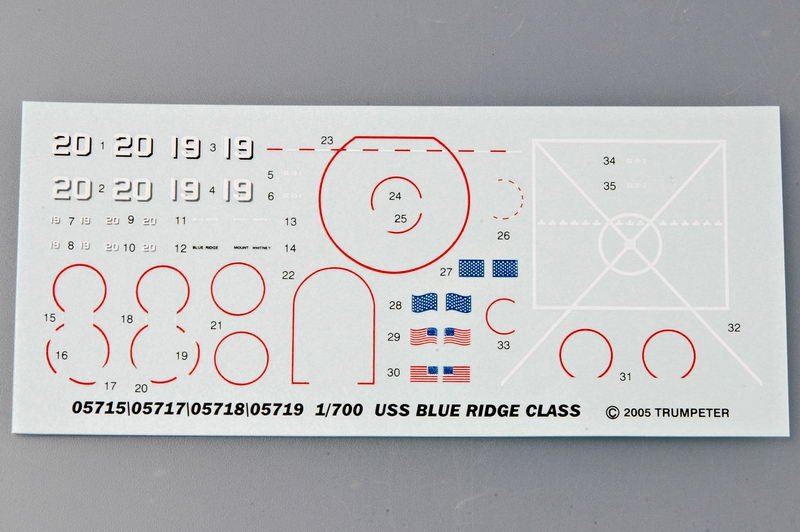 Trumpeter 05715 USS BLUE RIDGE LCC-19 1997 1/700 – Bild 5
