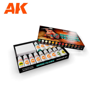 AK Interactive AK11777 SERGIO VILCHES – 3GEN SIGNATURE SET – 14 COLORS &amp;amp; 1 FIGURE – imagen 2