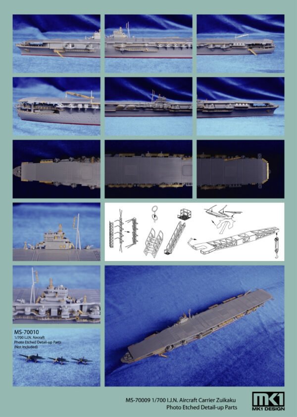 MK1 Design MS-70008 IJN SHOKAKU PIÈCE GRAVÉE DÉTAILLÉE 1/700 – image 4