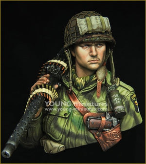 Young Miniatures YM1873 WW2 US AIRBORNE avec M1919 1/10 – image 2