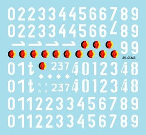 Star Decals 35-C1343 DDR - NVA 2. Numbers &amp;amp; insignia of the East German Nationale Volksarmee 1/35 – imagen 3