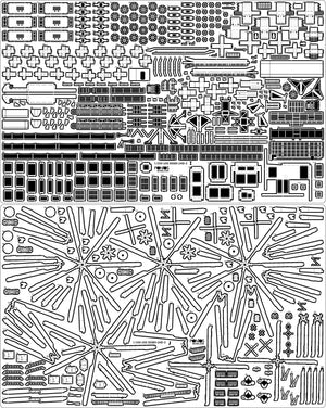 Pontos 37001R1 USS LHD-2 Essex Kit+Detail Up Set 1/350 – imagen 10