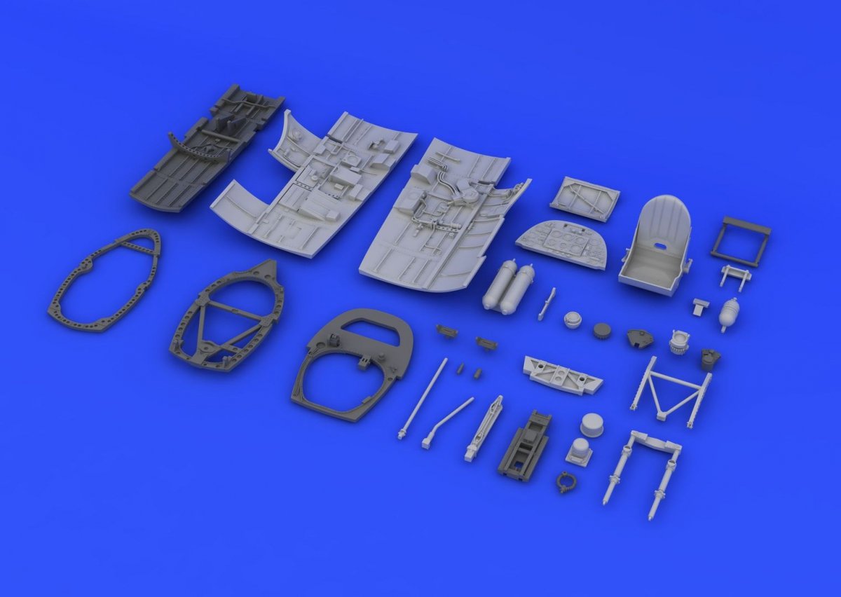 Cockpit Eduard 632064 Spitfire Mk. II au 1/32 REVELL – image 5