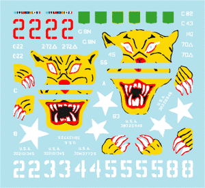 Star Decals 35-C1044 Korean War M4A3E8 Sherman 1/35 – zdjęcie 3