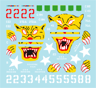 Star Decals 35-C1044 Korean War M4A3E8 Sherman 1/35 – zdjęcie 3