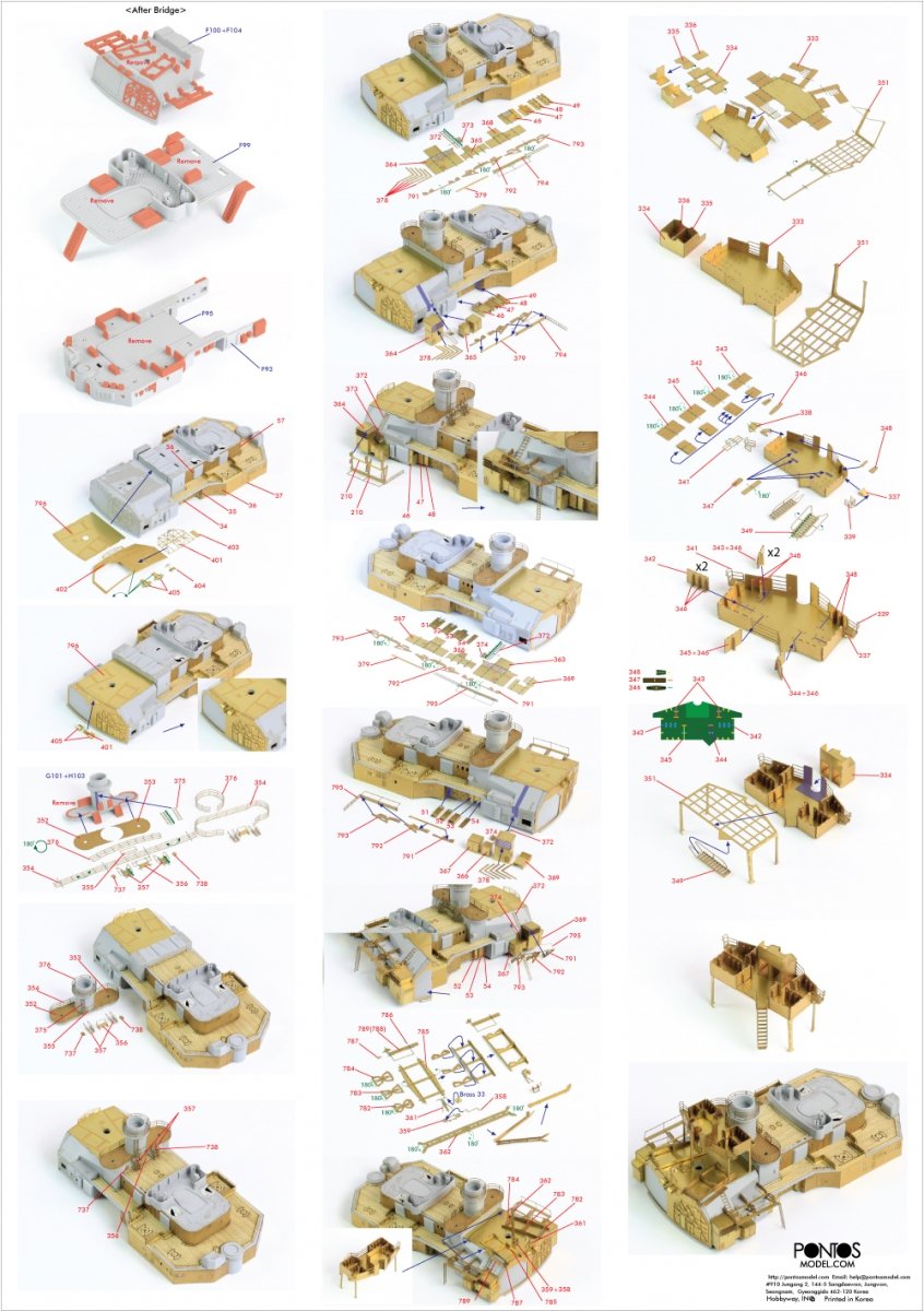Pontos 35022F1 BISMARCK 1941 Detail Up Set 1/350 – immagine 8