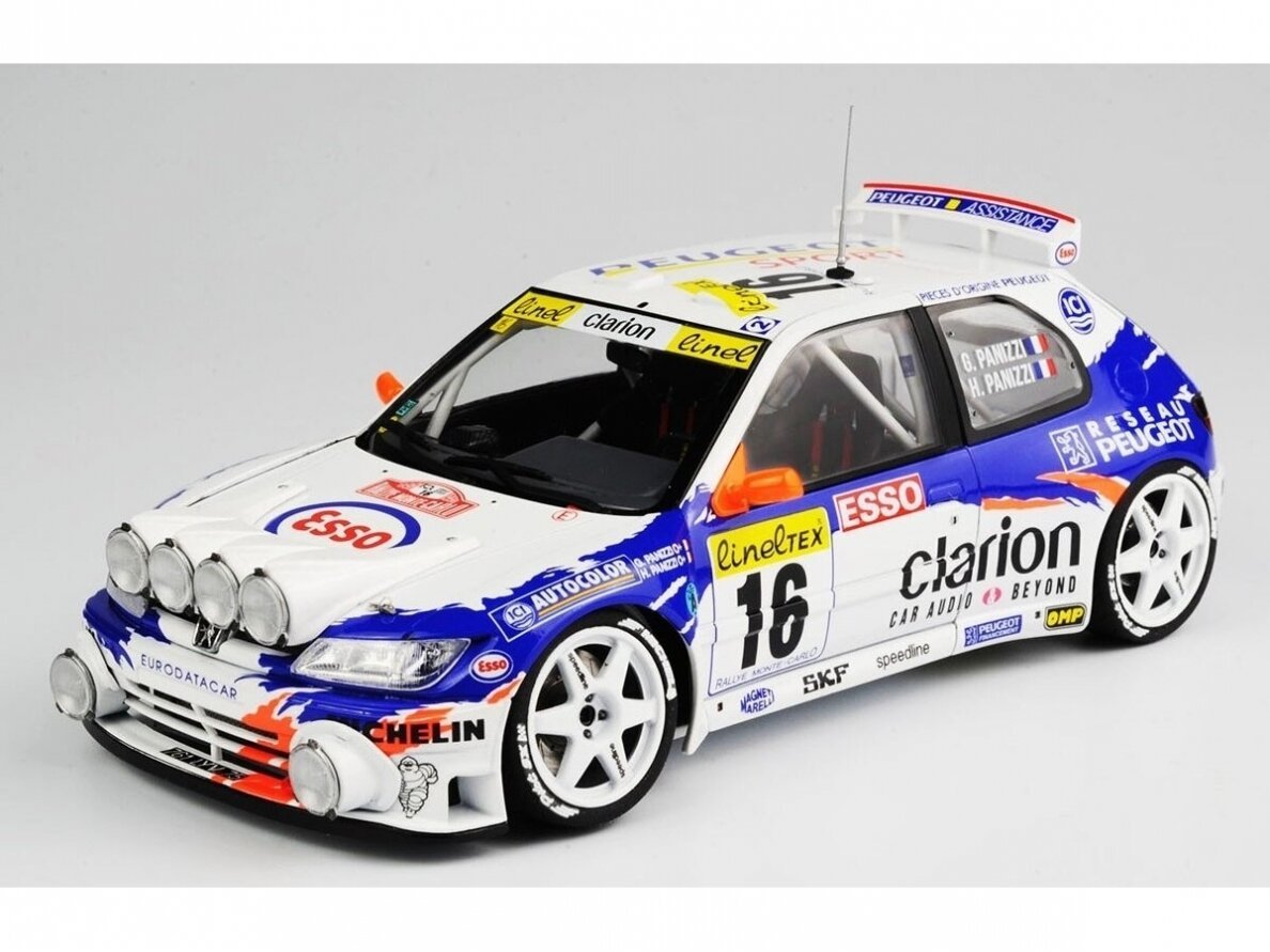 Beemax 24026 Peugeot 306 Maxi EVO2 1998 Monte Carlo Rally Class Winner 1/24 – zdjęcie 2