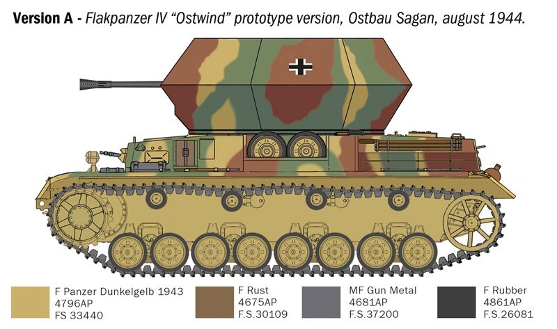 Italeri 6594 Flakpanzer IV Ostwind 1/35 – Bild 3