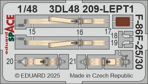 Eduard 3DL48209 F-86F-25/30 SPACE Airfix 1/48 – imagen 4