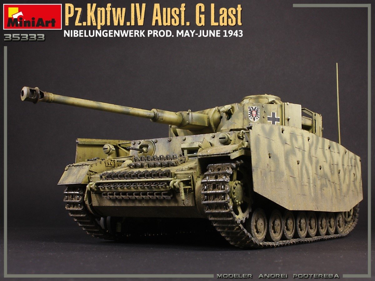 MiniArt 35333 Pz.Kpfw.IV Ausf. G Last/Ausf. H Early. NIBELUNGENWERK PROD. MAY-JUNE 1943. 2 IN 1 INTERIOR KIT 1/35 – zdjęcie 23