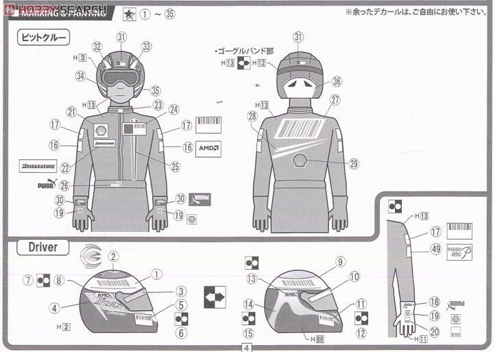 Fujimi 112442 PIT CREW SET A 1/24 – zdjęcie 6