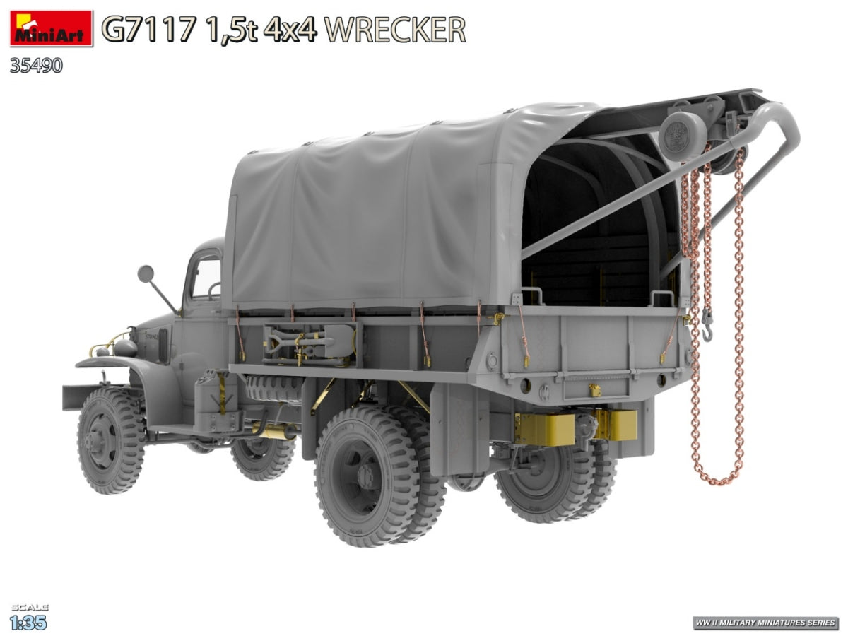 MiniArt 35490 G7117 1,5t 4x4 Wrecker 1/35 – imagen 6