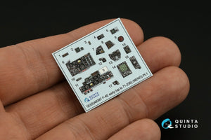 Quinta Studio QD+48387 F-4E early with slatted wing 3D-Printed &amp;amp; coloured Interior on decal paper (Meng) (with 3D-printed resin parts) 1/48 – Bild 5