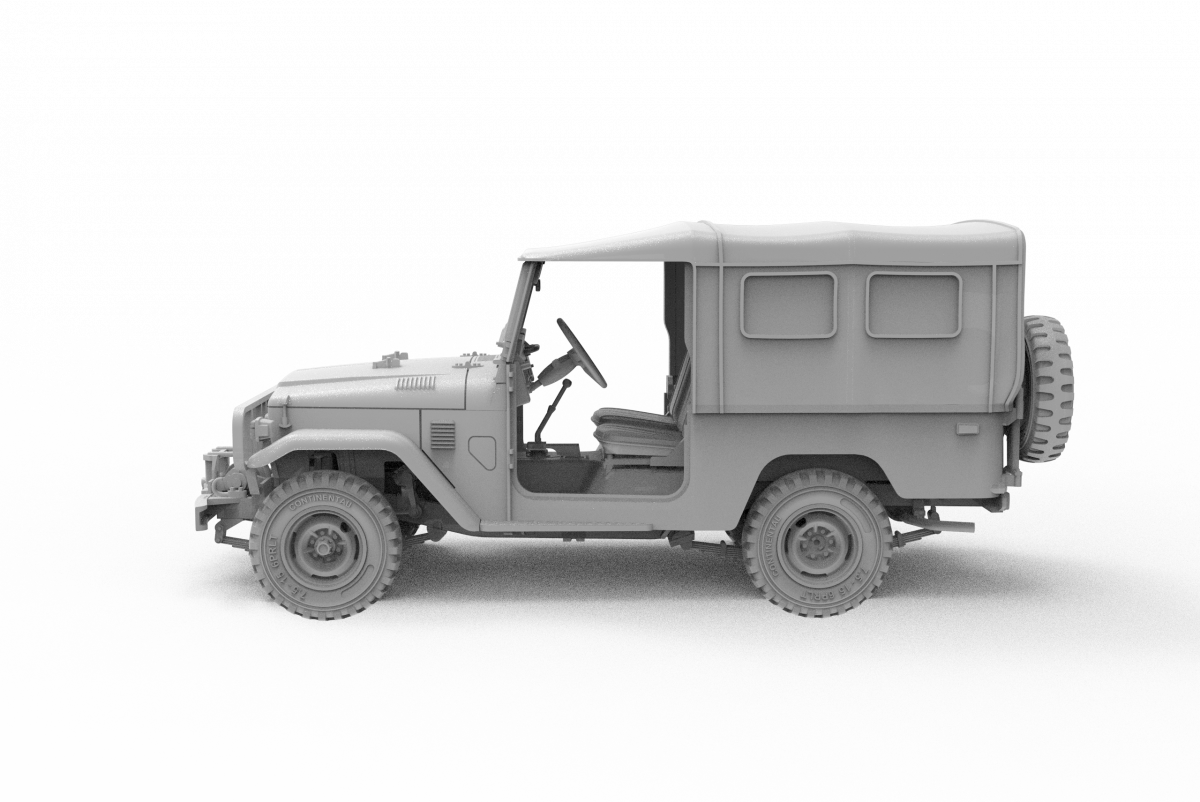 AK Interactive AK35004 FJ43 SUV WITH SOFT TOP IDF &amp;amp; LAF 1/35 – imagen 3