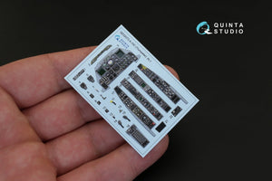 Quinta Studio QD32073 A-10C 3D-Printed &amp;amp; coloured Interior on decal paper (for Trumpeter kit) 1/32 – imagen 3